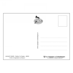 Carte postale classique 2 volets pour condoléances de L 17.0 X l 11.5 cm  pliée avec enveloppe - B Queen Market