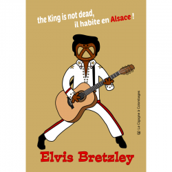 carte postale Elvis BRETZLEY