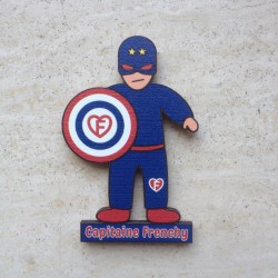 magnet Capitaine Frenchy, le super-héros made in France